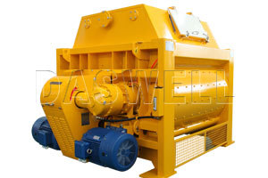 Twin Shaft Concrete Mixer