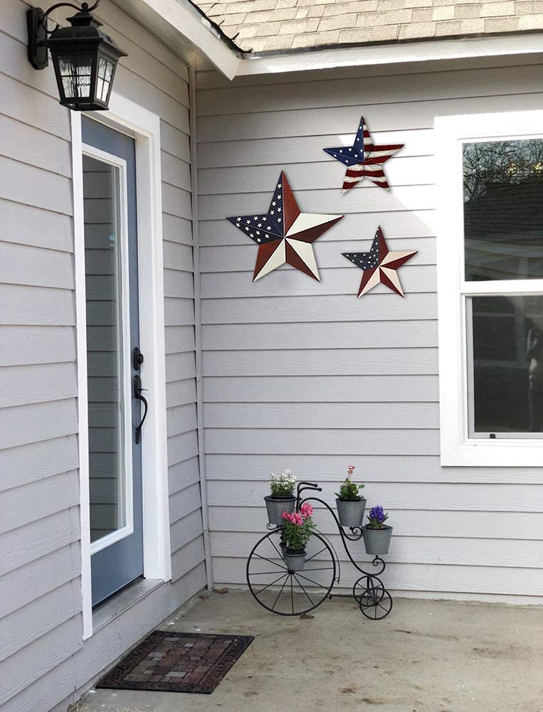 American Patriotic Star Wall Dekoracja