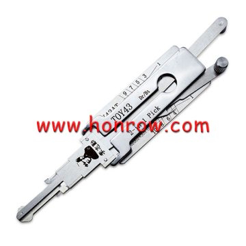 Original Lishi TOY43 2 in 1 decoder and lockpick only for ignition lock