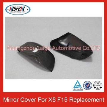 F15 Replacement Mirror Cover Carbon Review Mirror Cover For X5 2014+