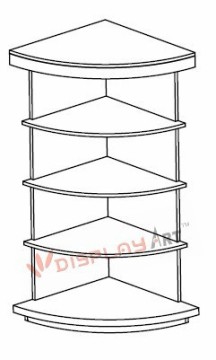 Melamine Board Display Shelves