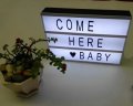 Cinema Light Box Letters ondertekenen