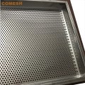 64x45cm Stainless Steel Mesh Logam Perforated Drying Tray