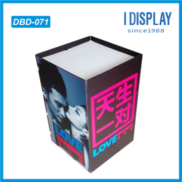 Folding sex products pop up paper store cardboard display shop display