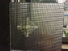 Polycarbonate prismatic advertising light box panel