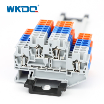 Double Level Spring Terminal Block