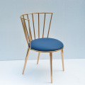 Rostfritt stål runda stol för vardagsrum