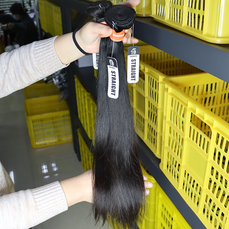 613 straight Human Hair Bundles , Wholesale Bundle Hair Vendors, Free Sample 10A Mink Virgin Brazilian Cuticle Aligned Hair