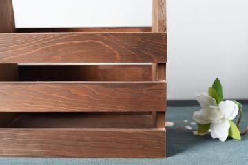 Wood Beer Caddy Rack Wood Wine Bottle Carrier