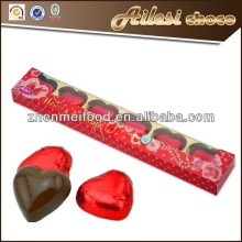 6PCS Valentine soild heart shape chocolate/chocolate