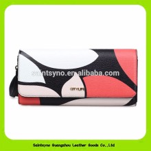 16946 Cowhide leather envelope wallet leather ladies wallet