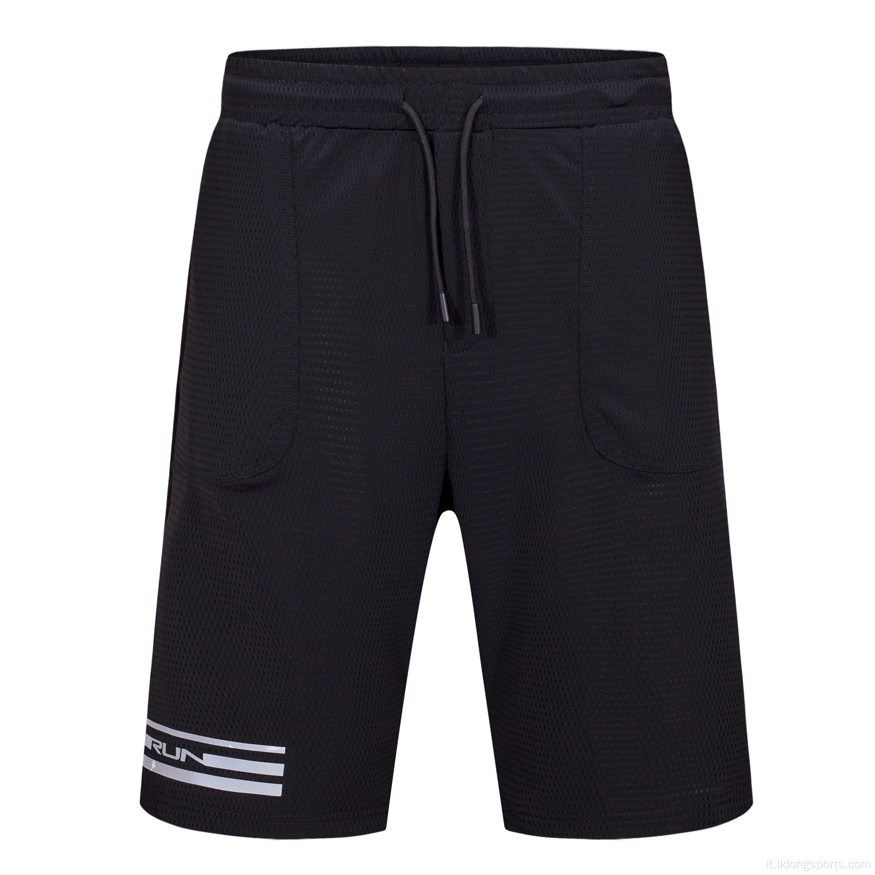 Unisex Blank Logo personalizzato Casual Men Shorts