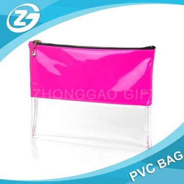 Transparent PVC Waterproof Makeup Bag pvc waterproof zip lock bag