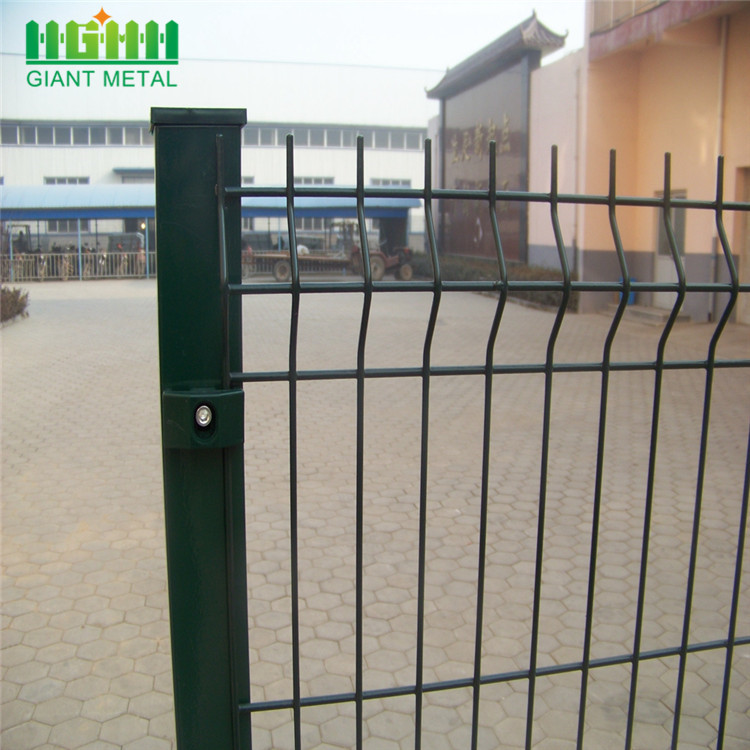 Powder Coated Security Customizable Safety 3D Curved Fence