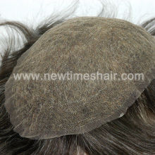 China hair exporter full French lace Indian hair system