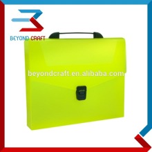 A4 size poly plastic PP document case handle document box