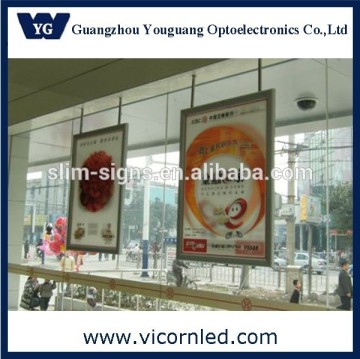 Window signage double-sided light box led