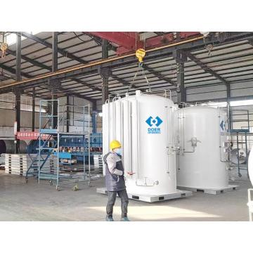 7.5m3 liquid nitrogen/oxygen/Carbon dioxide storage tank
