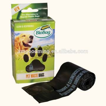 New Style oxo-biodegradable plastic dog poop bag/plastic pet waste bag