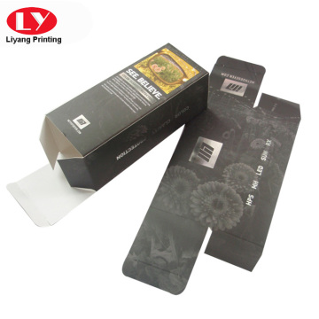 350GSM Sunglass Packaging Box met Silver Foil -logo