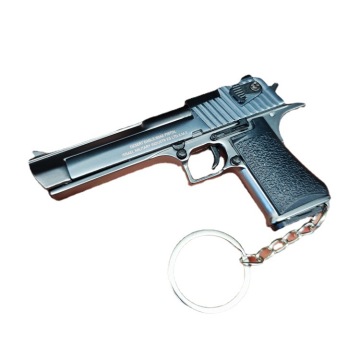 Fuya 1:3 Gun Color Desert Eagle Metal Keychain