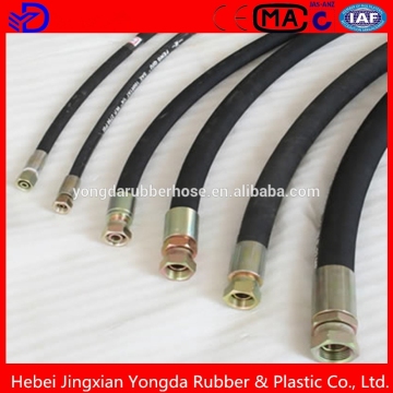 4SH hydraulic rubber / flexibel hose in crimping machienry