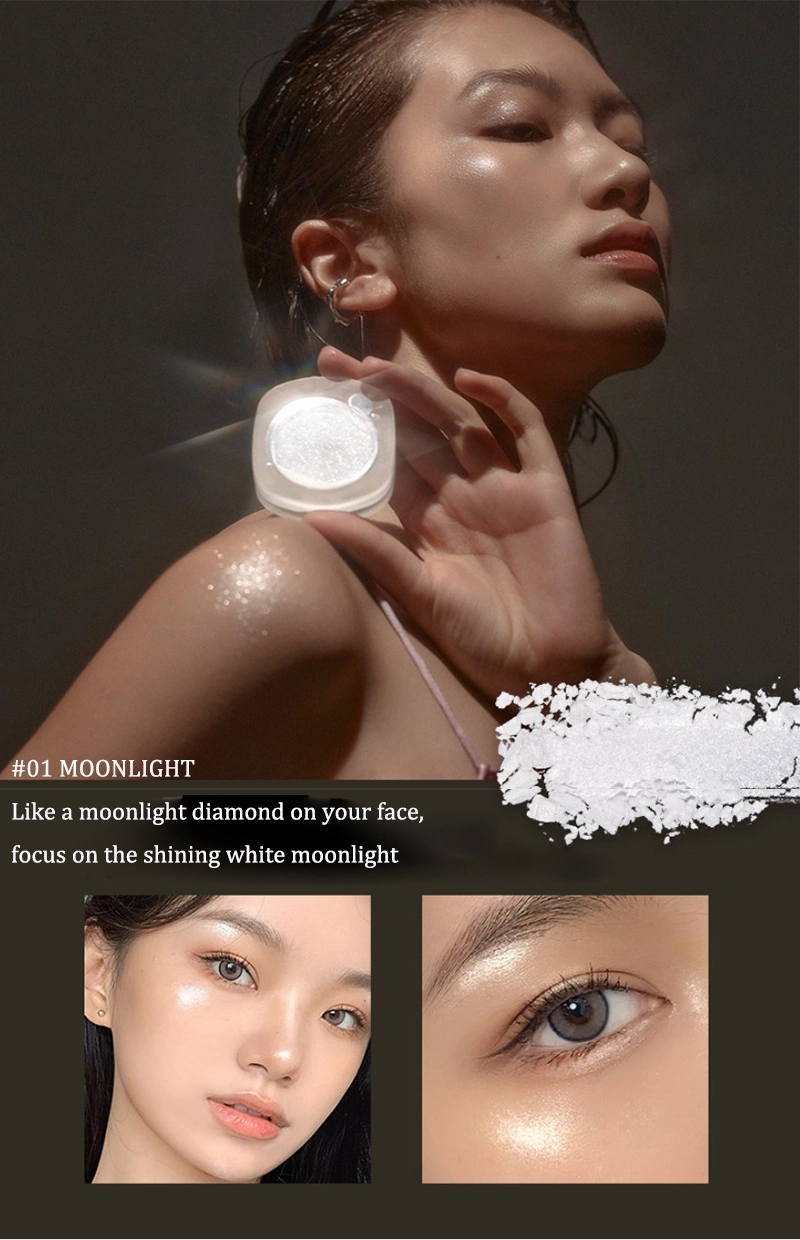 Cruelty Free Organic Face Highlighter Natural Makeup Single Cream Highlighter Liquid Private Label