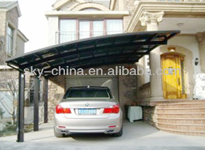 Aluminum protective car shelter for car parking