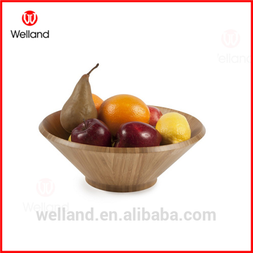 fruit bowl made of bamboo