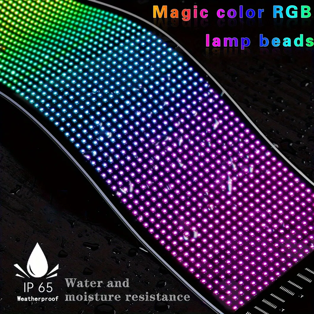 Flexible LED Display for Festivals, Shops, and Parties
