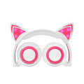 glowing cat ear professional headphone for kids