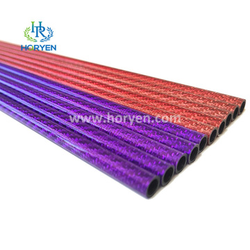 New product colored carbon fiber tubes for sale