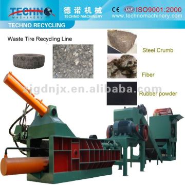 Waste tyre recycling