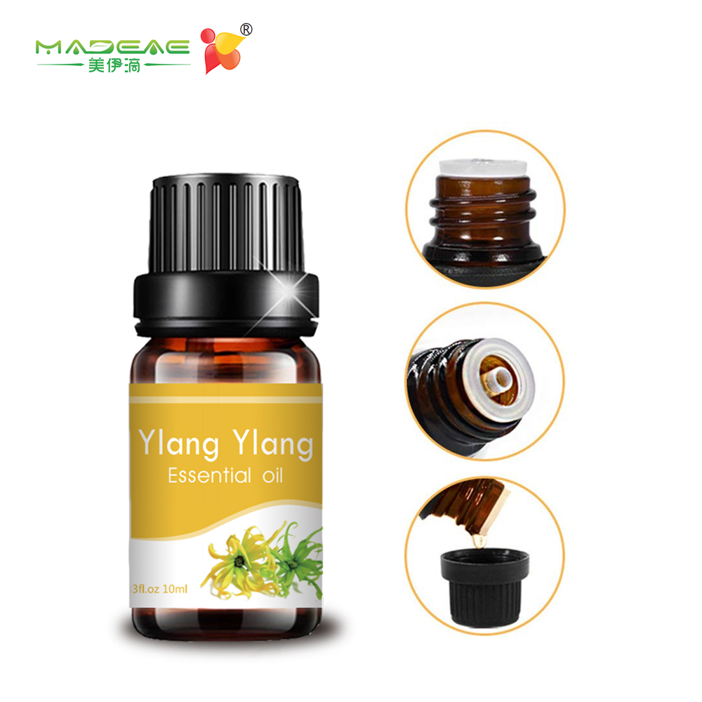 น้ำมันหอมระเหย Ylang Natural Ylang สำหรับการนวดอโรมาเธอบำบัด