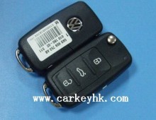 The newest style *VW remote contral flip car Key 3 button with 434MHz 5K0 837 202AD