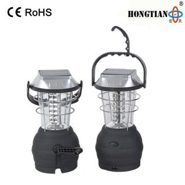 portable led camping solar hand cranking dynamo lantern