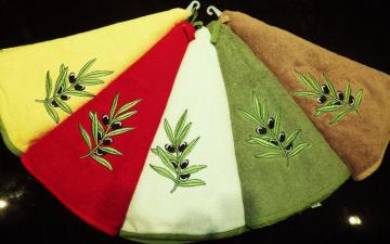 Set of 5 Decorative Cotton Kitchen Hand Towels