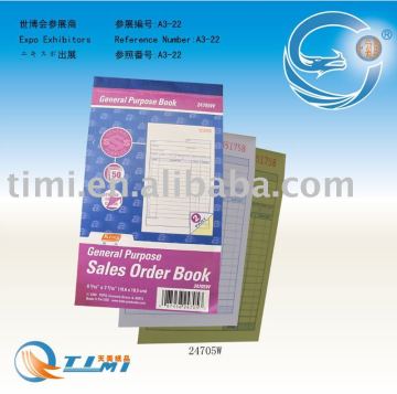 Sales Order Book business forms Sales Order Book Job Work Order Book