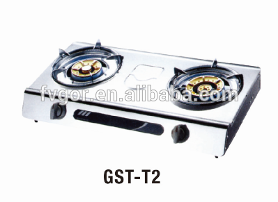 GST-T2 Indoor 2 Burner table top gas stove table top gas cooker