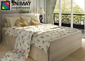 Simple Rustic Contemporary Wooden Beds / White Wood Double