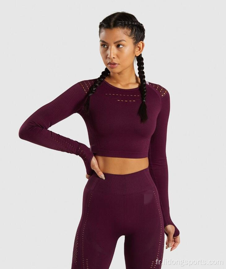 Vente chaude Fitness Confortable Sport Woman Yoga Vêtements