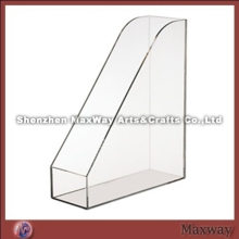 Clear Freestanding Slant Perspex Brochure/Leaflet/Book Display Holder/Stand/Container
