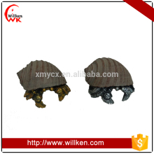 Antique resin artificial conch shells pagurian decoration