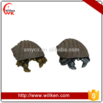 Antique resin artificial conch shells pagurian decoration