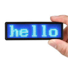 Rechargeable Magnetic Scrolling LED Name Badge