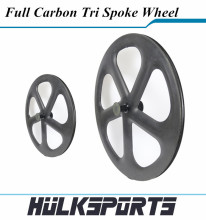Thin wheels only for front wheel five spokes tubular/clincher wheels 3k/12k/ud matte/glossy finish