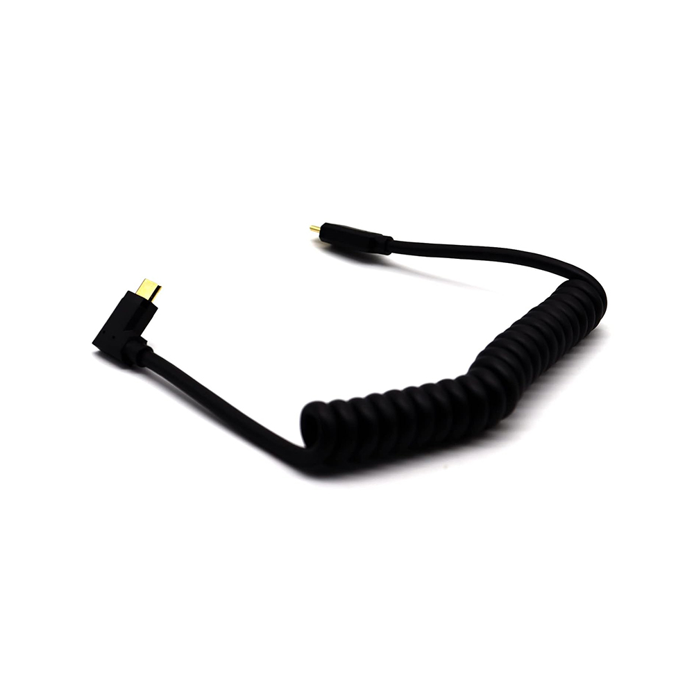 Recharge Your Devices with the Spring Coiled USB C Cable