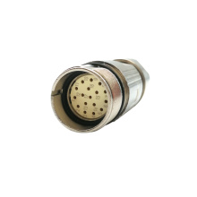 Conector Withirable M23 17 PIN do conector feminino