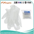 guantes de vinilo de tamaño mediano de 3,5 g sin polvo