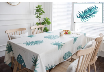 Tropical Printed Design Tablecloth For Home Textile